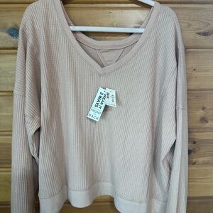 Sky and Sparrow Women's Dust Rose Shirt